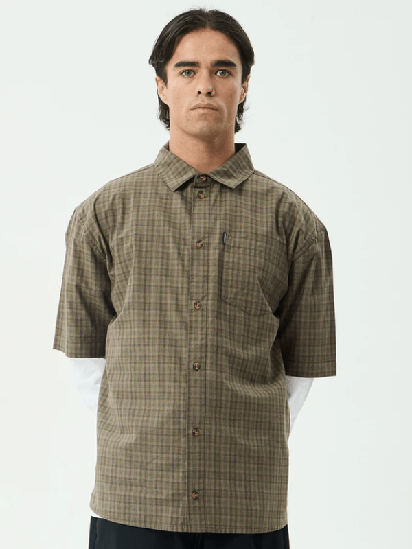 AFENDS SHADOW SHORT SLEEVE SHIRT