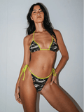RUSTY TANK GIRL SIDE TIE CHEEKY BIKINI BOTTOM