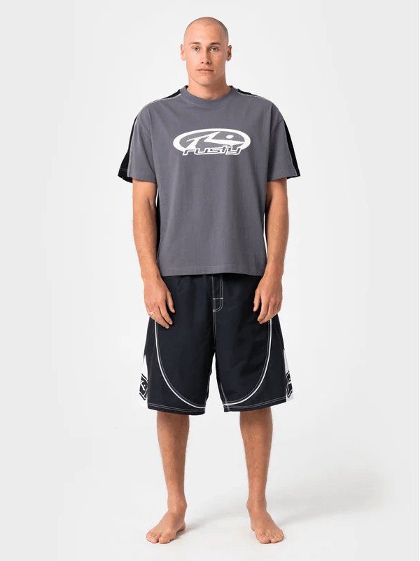 RUSTY DEATHROLL HYBRID WAIST BOARDSHORT