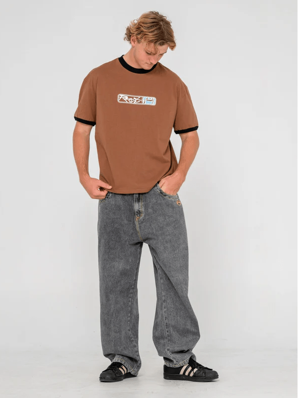 RUSTY RIOT RINGER CROPPED TEE