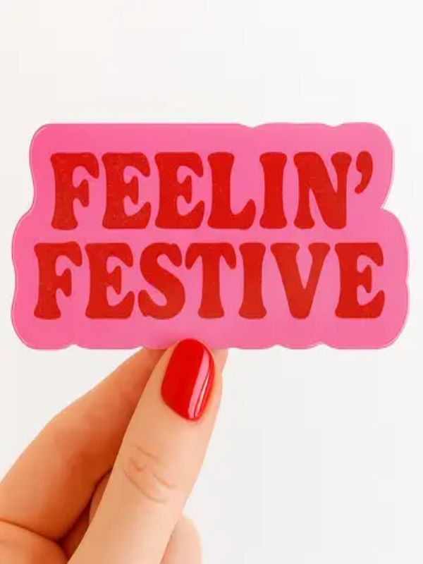 DAYDREAM PRINTS FEELIN' FESTIVE STICKER