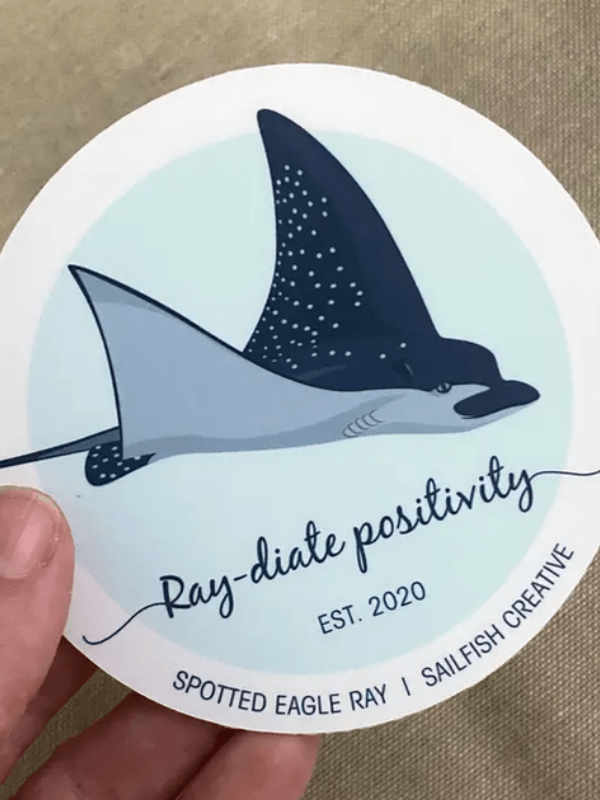 SAILFISH OCEAN LIFE SURF STICKERS