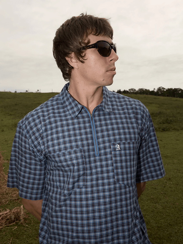 AFENDS MOUNTAINS WORKWEAR SHORT SLEEVE SHIRT