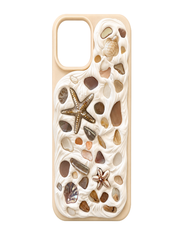 Coastal Handmade Shell iPhone 13 Pro Max Phone Case