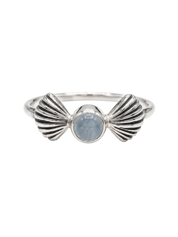 Moonstone Seashell Ring
