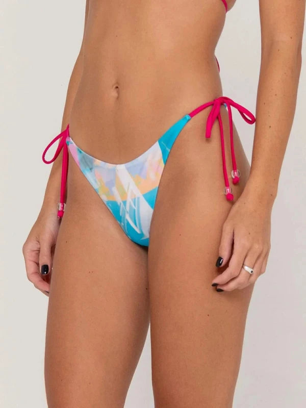 RUSTY GRAFF CITY BRAZILIAN TIE BIKINI BOTTOM