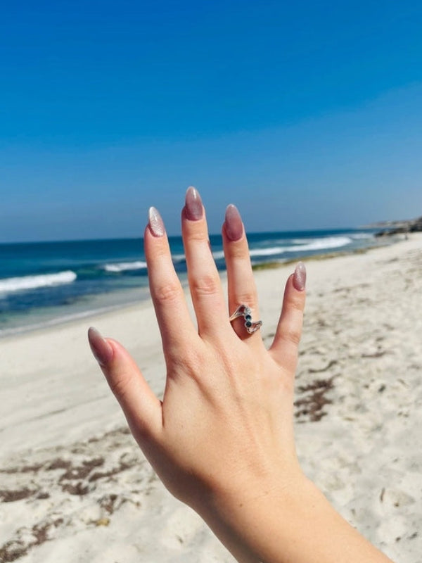 THREE TIDES ABALONE RING