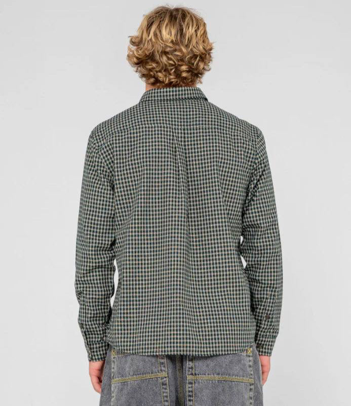 RUSTY DATSUN LONG SLEEVE CHECK SHIRT