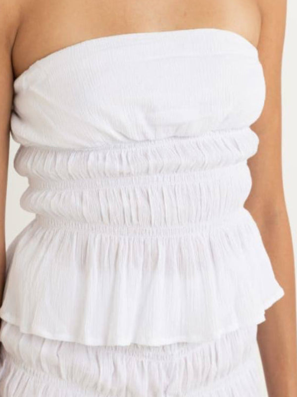 RHYTHM CARRIE SMOCKED TOP