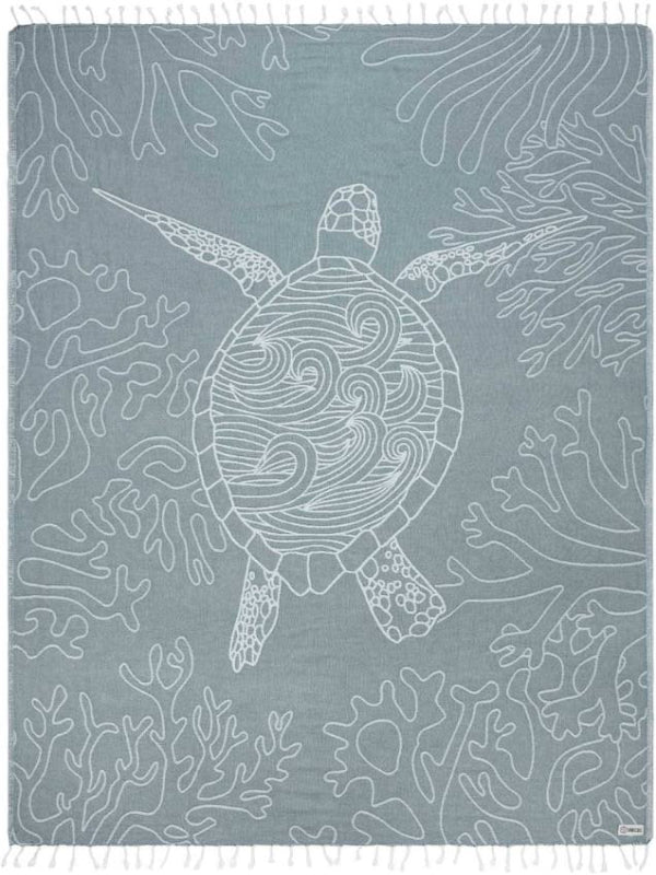 SAND CLOUD TOWEL – SEA TURTLE REEF DEEP OCEAN