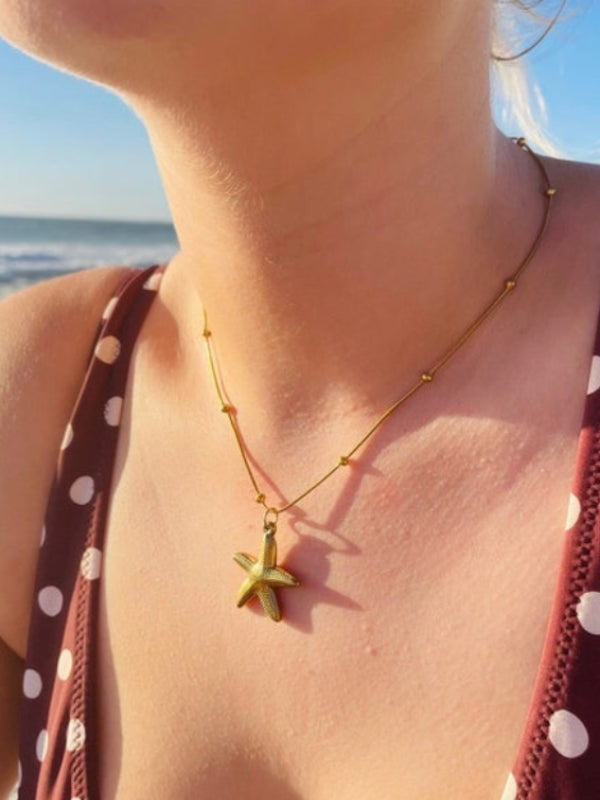 SUN KISSED STARFISH NECKLACE