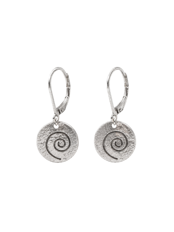 Tidal Spiral Drop Earrings