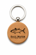Tuna Fish Handmade Engraved Wooden Keychain