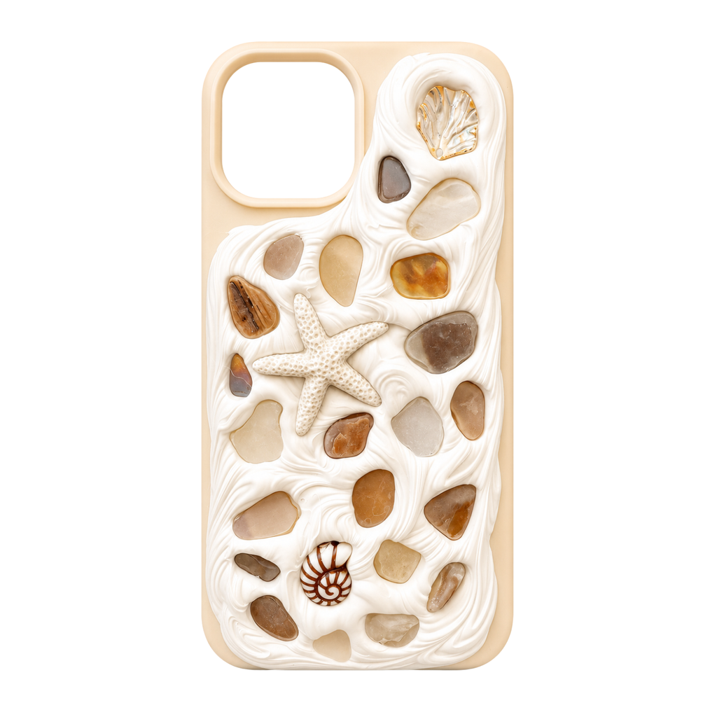 Coastal Handmade Shell iPhone 13 Phone Case