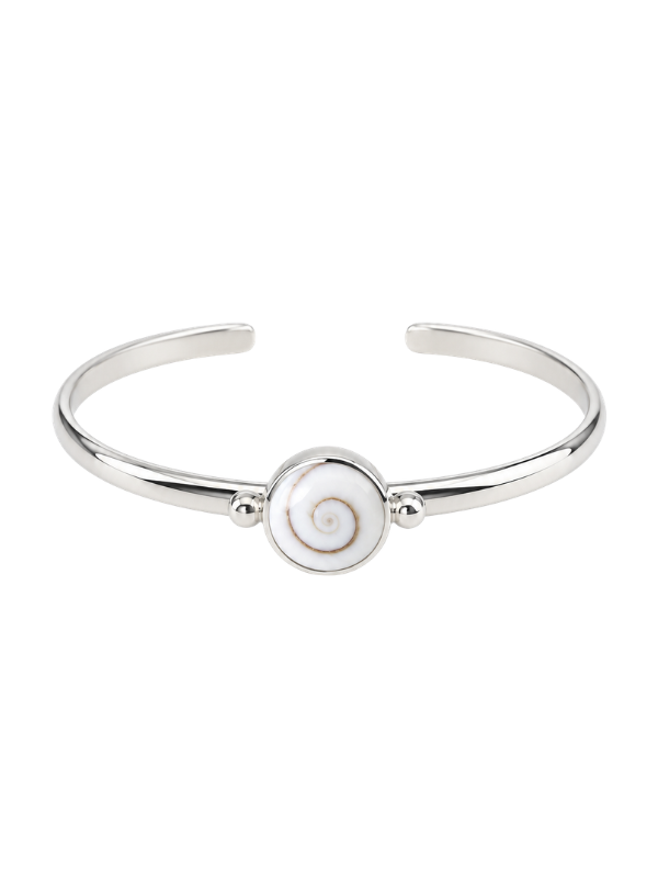 Shiva Shell Spiral Cuff