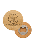 Sand Dollar Engraved Magnetic Wooden Bottle Opener